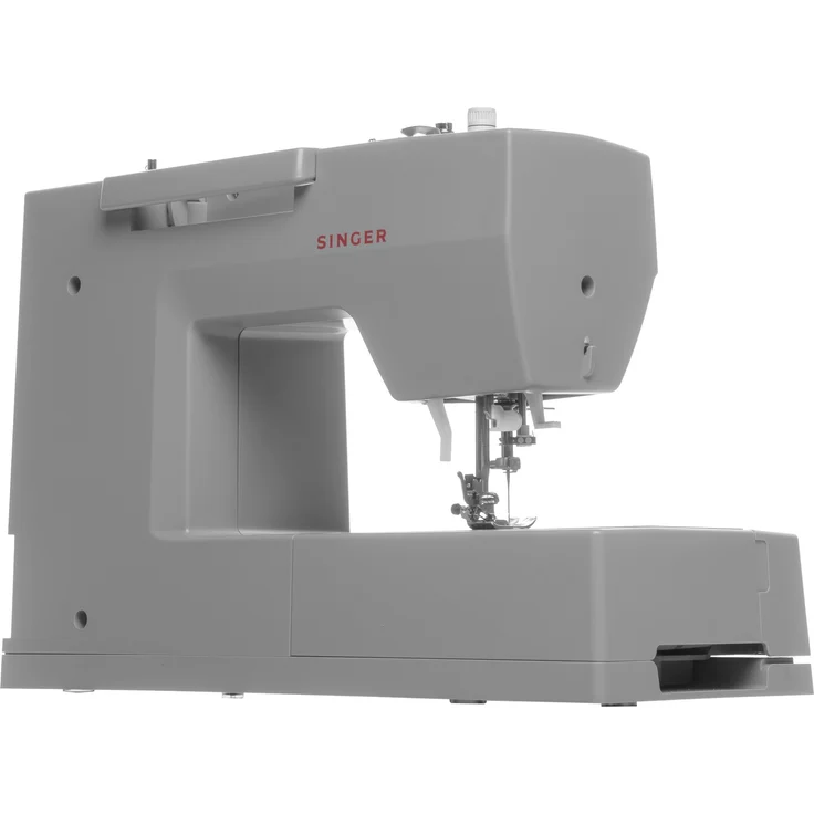 Singer Heavy Duty 6605 Computer-Nähmaschine, 568 Stich‐Applikationen, 9 einstufige Knopflocharten, 2 Alphabete, grau – Bild 5
