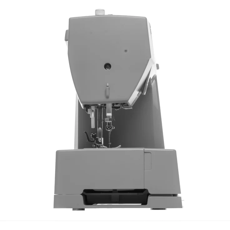 Singer Heavy Duty 6605 Computer-Nähmaschine, 568 Stich‐Applikationen, 9 einstufige Knopflocharten, 2 Alphabete, grau – Bild 7