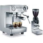 Graef Marchesa ES850 Siebträgermaschine + CM 850 Kaffeemühle, silber