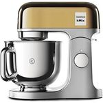 Kenwood KMX760YG kMix Premium Edition Gold Küchenmaschine, 1000W, 5L Schüssel, 6 Geschwindigkeiten, inkl. 3-tlg. Patisserie-Set, gold, Serie: kMix