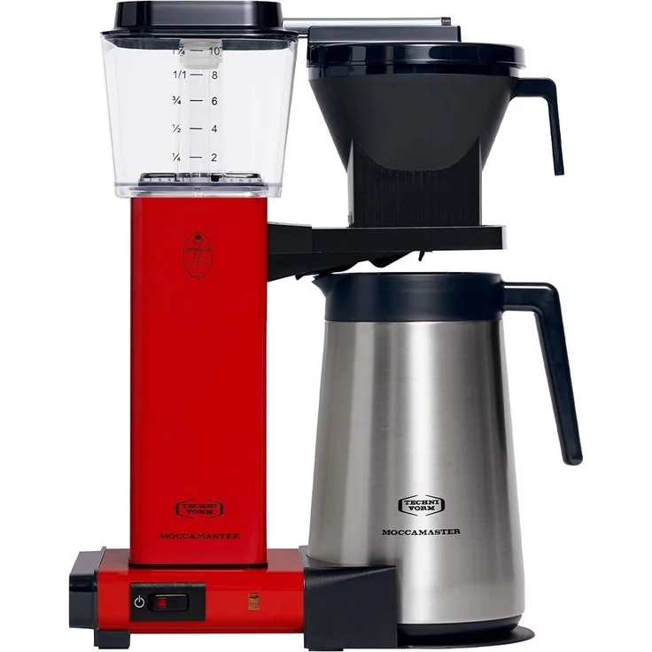 Moccamaster Filter Kaffeemaschine KBGT Thermos, 1.25 Liter, 1450 W, Red – Bild 1