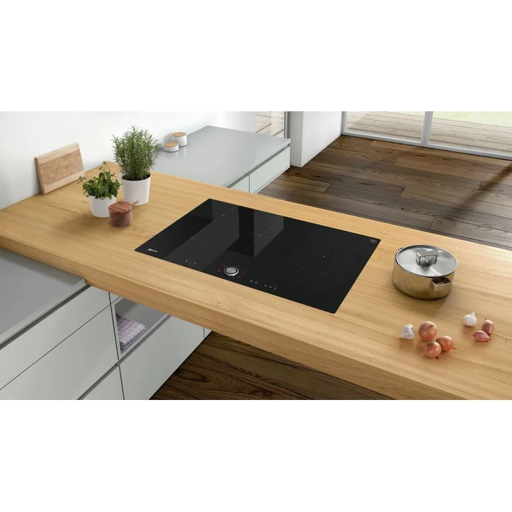 Neff T58PT20X0 (TPT 5820 X) Induktionskochfeld, Einbaugerät, Autark ja, Betriebsart elektrisch, Anzahl Kochstellen 5, flächenbündig (integriert), TwistPad, Flex Induction, Power Move, Powerstufe, schwarz – Bild 4