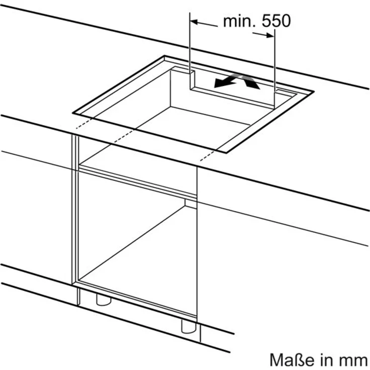 Neff T58PT20X0 (TPT 5820 X) Induktionskochfeld, Einbaugerät, Autark ja, Betriebsart elektrisch, Anzahl Kochstellen 5, flächenbündig (integriert), TwistPad, Flex Induction, Power Move, Powerstufe, schwarz – Bild 6