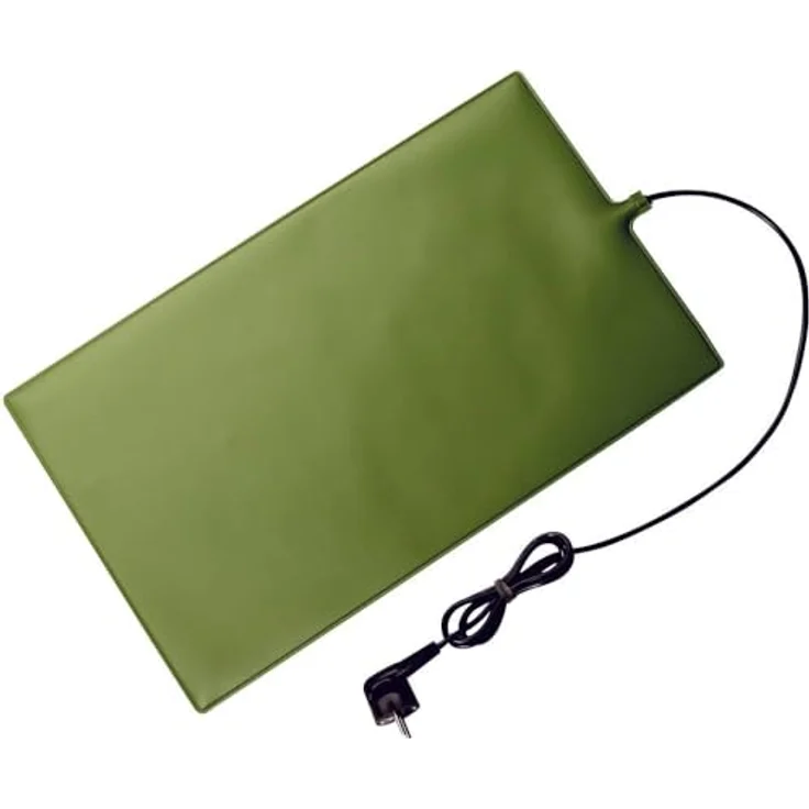 AccuLux ThermoLux Heizmatte, elektrische Wärmematte 17x17 cm, grün, 6W, wasserdicht, Made in Germany – Bild 2