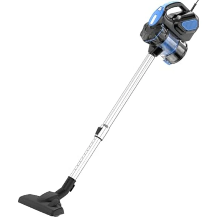 Emerio UVE-123109, Staubsauger Zyklon 2in1 Hand-& Bodensauger mit 600 Watt, HEPA Filter, 17.000 Pa Saugkraft, Teleskoprohr, Schwarz – Bild 2