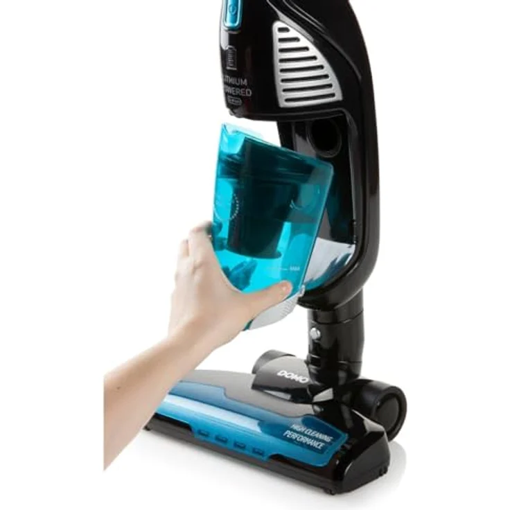 Domo DO228SV Handstaubsauger, 50 min Akkubetrieb, Trocken- und Wischsaugen, blau – Bild 8