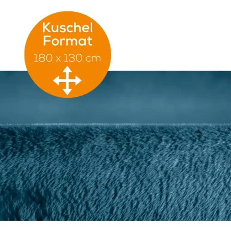 Beurer HD 75 Ocean Heizdecke, kuschelig weiche Wärmezudecke, 6 Temperaturstufen, maschinenwaschbar, mit Abschaltautomatik und besonders sicher, petrol, 180 x 130 cm – Bild 5