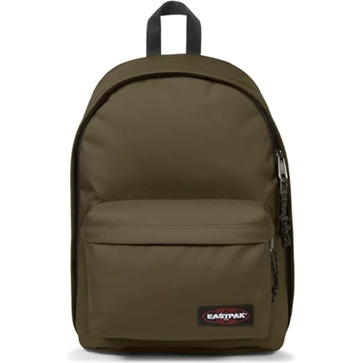Eastpak OUT OF OFFICE, Freizeitrucksack mit Laptopfach und gepolsterten Schulterriemen, schwarz – Bild 1