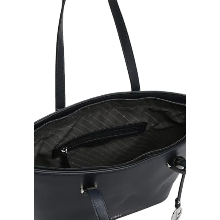 L.Credi Filippa Shopper Tasche, 40 cm, blau, 100% Polyurethan, 29 cm hoch, 12 cm tief – Bild 5
