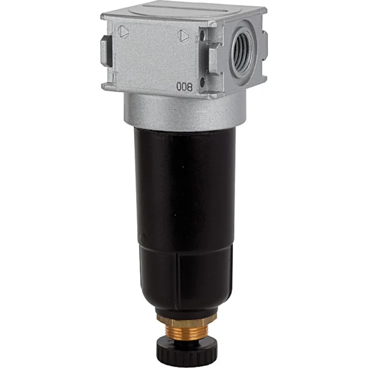 Riegler Mikrofilter »multifix-mini«, Metallbehälter, 0,01 µm, BG 0, G 1/8, für festen Partikelausfilterung bis 16 bar, max. 60°C