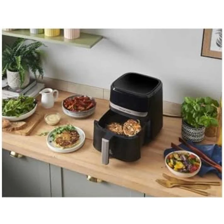 RUSSELL HOBBS Heißluftfritteuse 27610-56 SatisFry, 1300 W, Airfryer in Champagner mit 9 Programmen – Bild 3