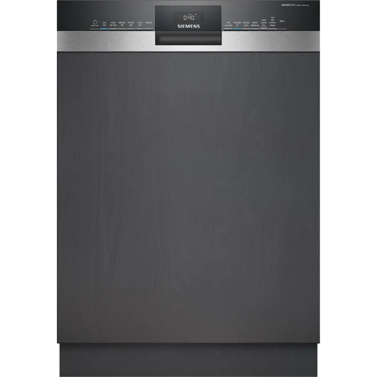 Siemens SN53HS03BD iQ300, teilintegrierter Einbau-Geschirrspüler 60 cm mit Home Connect, 13 Maßgedecke, Energieeffizienzklasse C, 6 Programme, 42 dB(A)