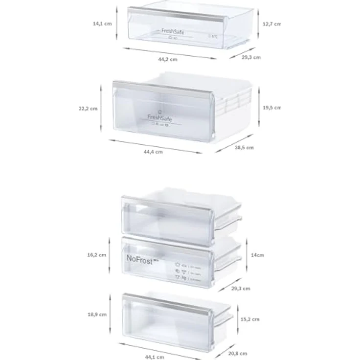 Neff KI 7863 DD0 Kühl-Gefrierkombination, Einbau, NoFrost, Breite 55.8 cm, Energieklasse D – Bild 13