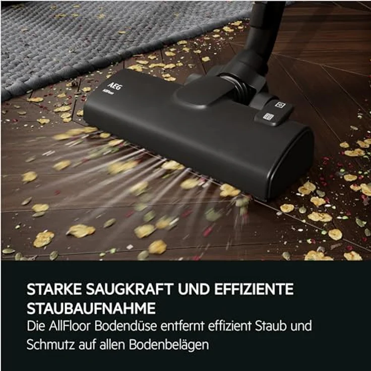 AEG CLEAN 5000 AB51C1SW Staubsauger mit Beutel, hohe Saugleistung, 37 % Recyclingkunststoff, Hygiene-Filter, weiß – Bild 2