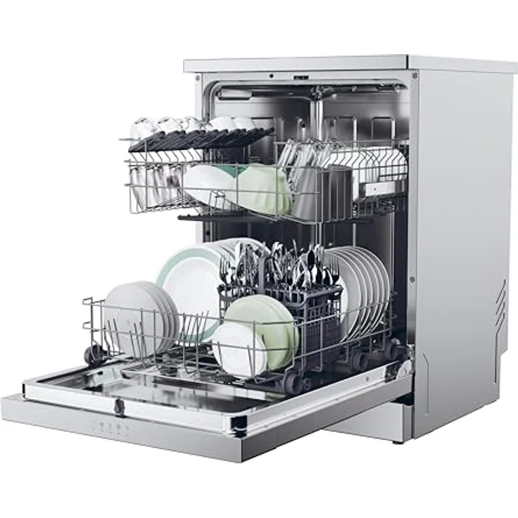 Candy CF 3E9E0X, Freistehender Geschirrspüler für 13 Maßgedecke, Edelstahl, Energieeffizienzklasse E, 49 dB, mit Maxi TUB Technologie und vielseitigen Programmen – Bild 5