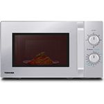 Toshiba MW2-MG20PF(SL) Mikrowellenherd mit knuspriger Grill- & Kombigarfunktion, 5 Leistungsstufen, 1000 W Grillleistung, Silber