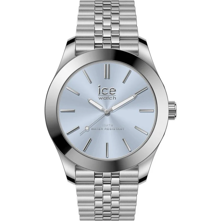 ice-watch Quarzuhr ICE steel - Small - 3H 024744, Damenuhr mit Edelstahlarmband, wasserdicht bis 10 bar, analog