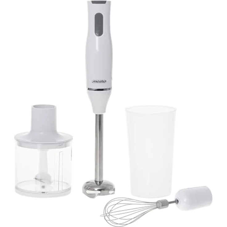 Mesko Stabmixer MS 4629, 500 W, Zerkleinerer & Becher, ergonomischer Griff, Edelstahlklingen – Bild 8