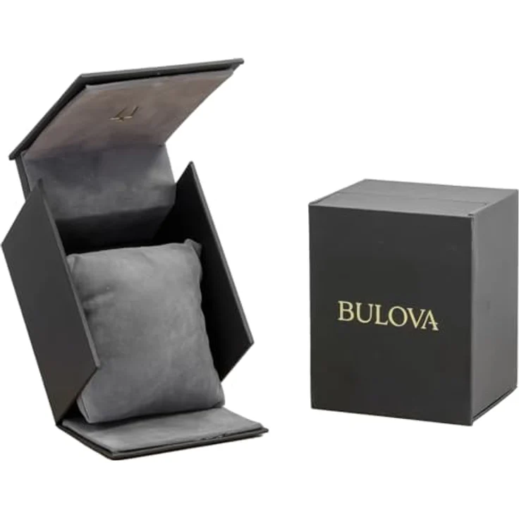 Bulova Damenuhr Quarz Sutton Stahl/Rosa 96P249, Edelstahlarmband in Silber, rosé Zifferblatt, Synthetischer-Saphir Uhrglas – Bild 4