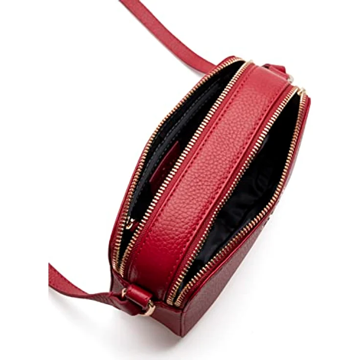 Lazarotti Umhängetasche Bologna Leather, Leder mit zwei Hauptfächern, braun – Bild 5