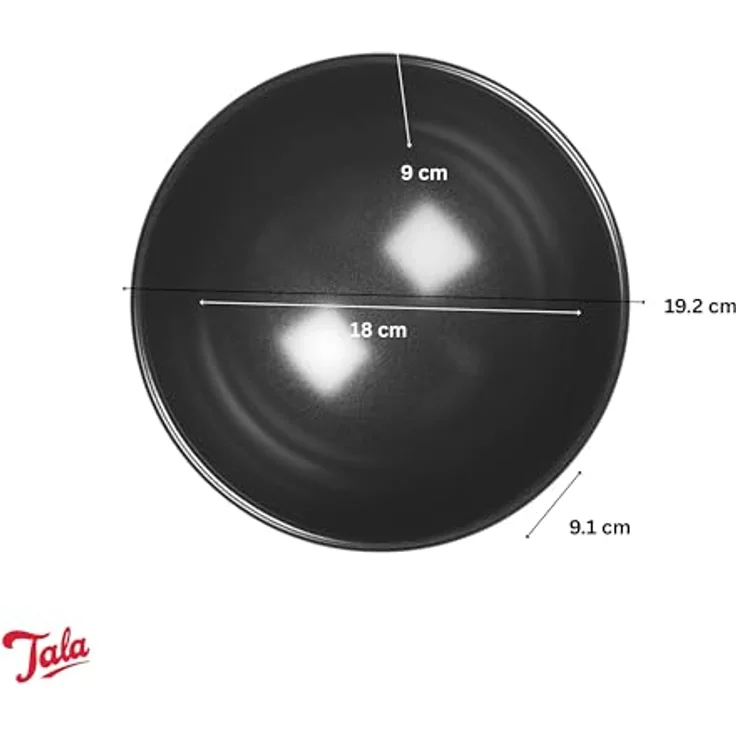 Tala Performance Kuchenform 18 cm, Kreis, Kuchenform Schwarz – Bild 4