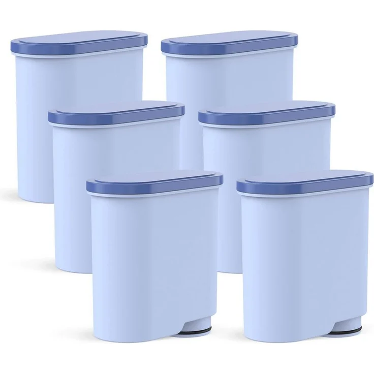 Comedes Wasserfilter 6er Set, passend für Philips Saeco CA6903 mit Aktivkohle und Ionentauscher