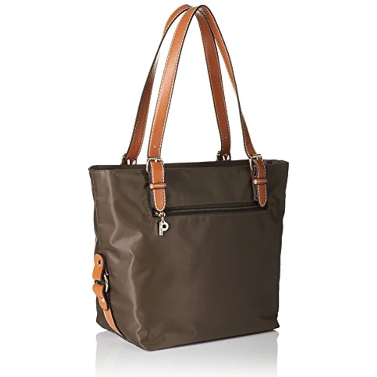 Picard Sonja Shopper, Robuste Einkaufstasche aus Nylon in Braun, 16 L Volumen, Reißverschlussverschluss – Bild 2