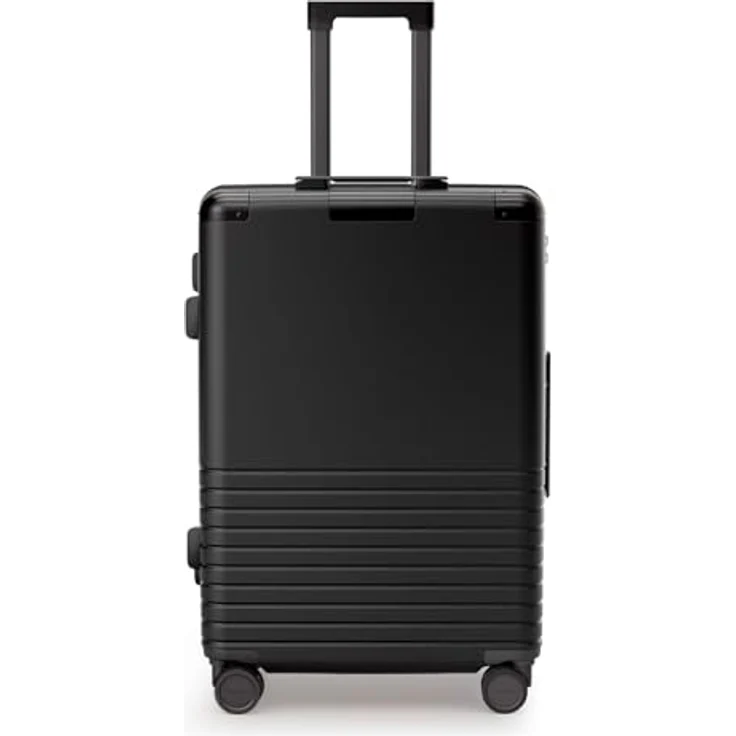 Kapten & Son Heathrow Check-In Trolley, All Black, 69 cm mit Hybridschutz, TSA-Zahlenschloss und flexibler Inneneinteilung – Bild 1