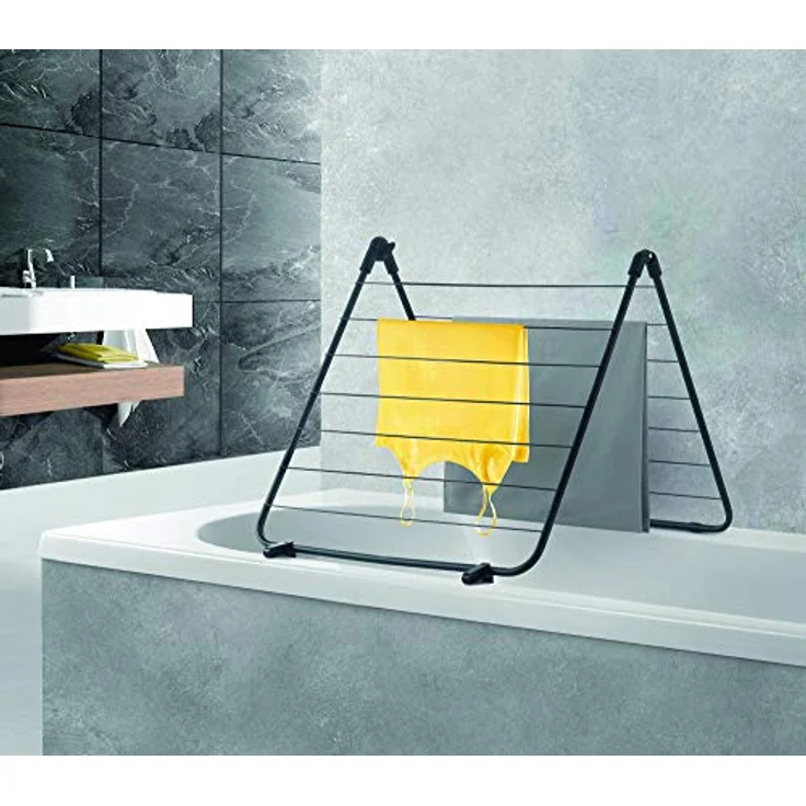 Metaltex Onyx für Badewanne 51x4x55 cm Schwarz – Bild 2