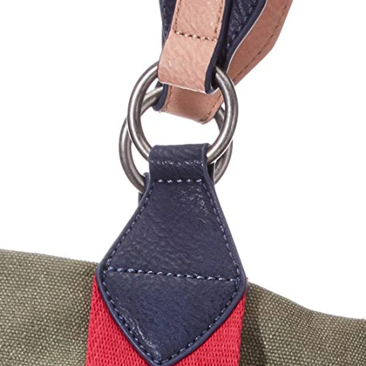 Fritzi aus Preußen Izzy Canvas Shopper Tasche, 45 cm, 100% Baumwolle, oliv – Bild 3