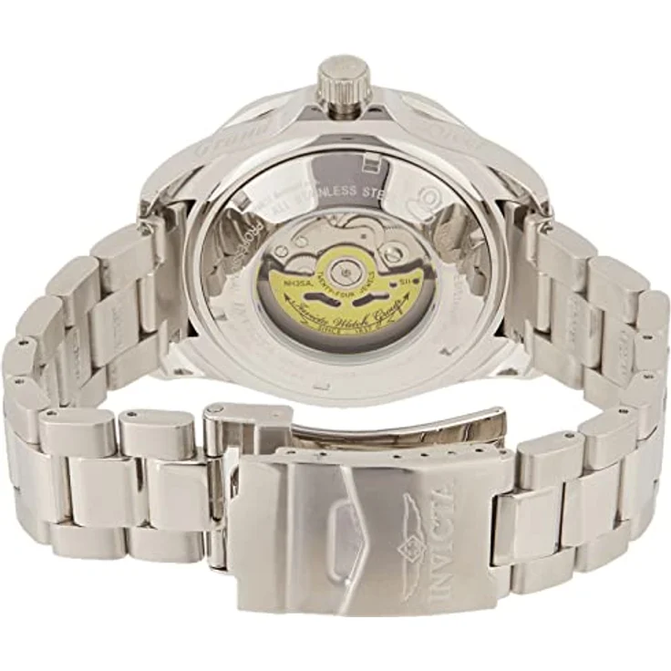 Invicta Pro Diver 3044, Edelstahl Herren Automatikuhr mit schwarzem Zifferblatt, 47mm, 30 bar wasserdicht, 2 Jahre Garantie – Bild 3