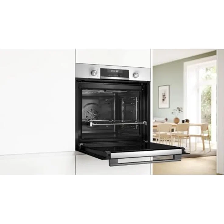 Bosch HBG578EW7, Pyrolytischer Multifunktionsofen, Serie 6, 60 cm, Air Fry, Home Connect, weiß, Energieeffizienz A+ – Bild 5