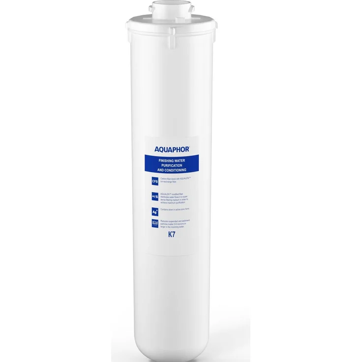 Aquaphor AQUAPHOR Wasserfilter K7, Wasserfilter mit Aktivkohle aus Kokosnussschalen, Silber-Ionen, leichtem Filterwechsel – Bild 1