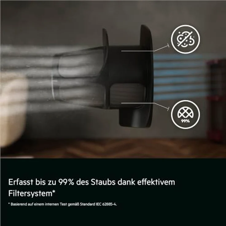 AEG Ergorapido Plus CX7-3-45CR, 2in1 Akku Staubsauger mit 50% stärkeren Saugkraft, rot – Bild 11