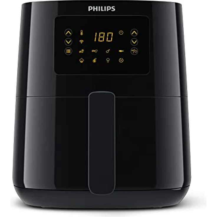 Philips Airfryer 5000 Series, Größe L, 4,1 l (0,8 kg), 13-in-1-Kochfunktionen, Wifi verbunden, 90% weniger Fett mit Rapid Air Technologie, HomeID-App, kompatibel mit Alexa (HD9255/90) – Bild 1