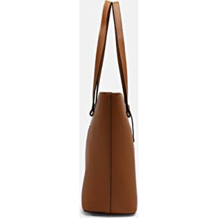 L.Credi Filippa Shopper Tasche 40 cm, braun, 100% Polyurethan, 40 x 12 x 29 cm – Bild 3