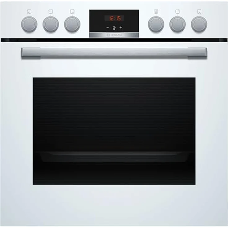 Bosch HND411LW63, Einbau-Herdset mit 3D-Heißluft, 71 l Garraum, versenkbaren Knebeln, Schwarz – Bild 6