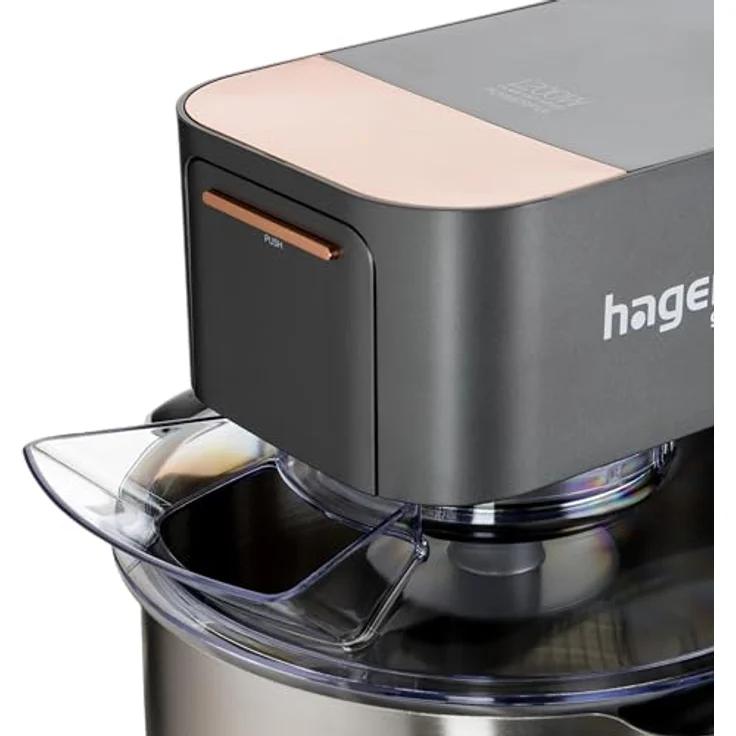 HAGENUK Küchenmaschine HOME | 1200 Watt | 5,5 L Edelstahlschüssel | Planetenrührwerk | metall Getriebe – Bild 5