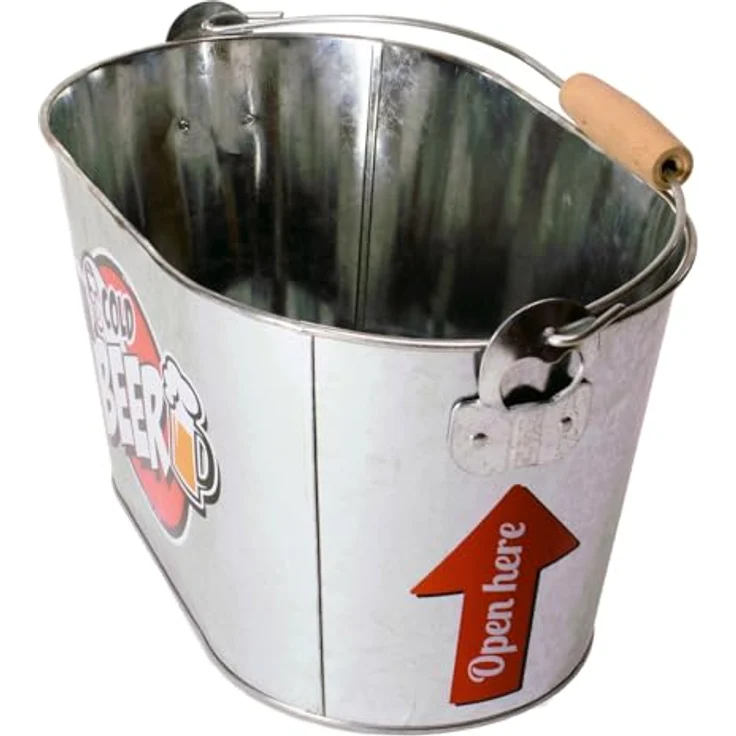 Ovaler Metall-Eimer, Cold Beer – Bild 7