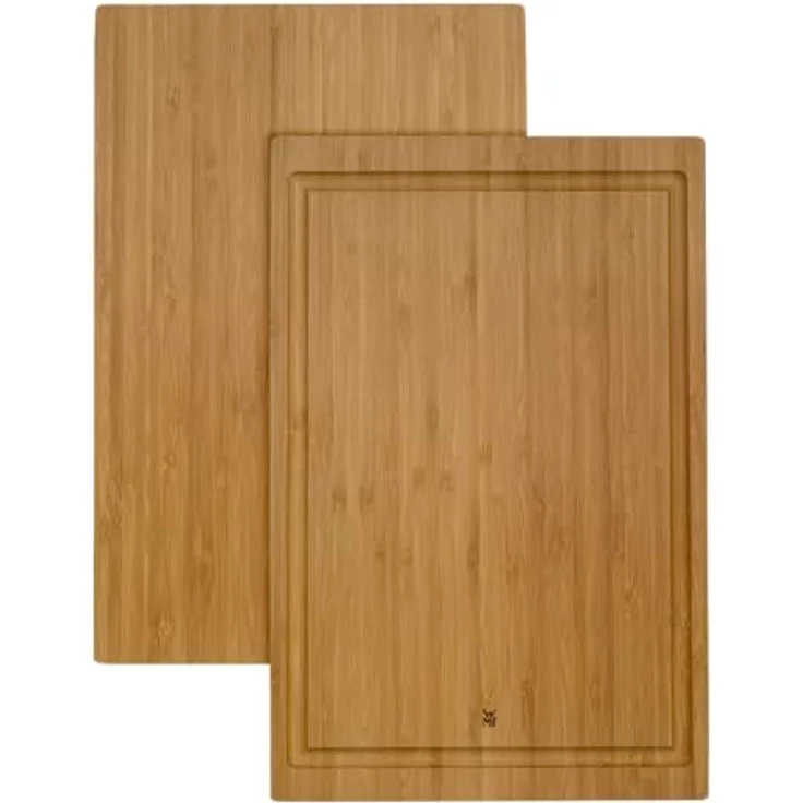 WMF Schneidebrett Bambus natur, 38 x 25 x 1,9 cm, Holzbrett rechteckig - Tranchierbrett mit Saftrille - Küchenbrett klingenschonend – Bild 5
