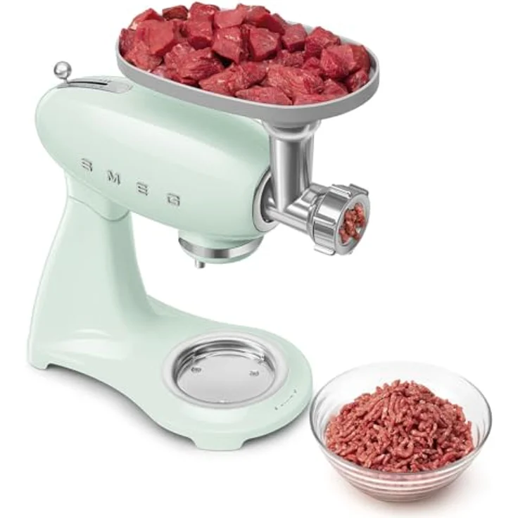 Smeg SMF05PGEU, 4,8-Liter-Multifunktions-Standmixer mit 1000 W, pastellgrün, Planetenrührbewegung, 10 Geschwindigkeitsstufen – Bild 7