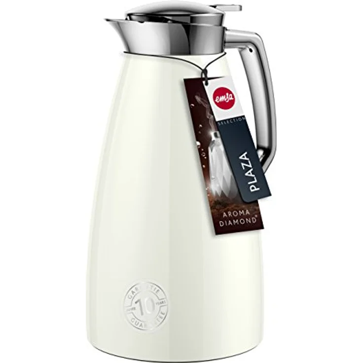 Emsa 514185 Isolierkanne, 1 Liter, Aroma Diamond, Quick Tip Verschluss, 100% dicht, Eis, Plaza – Bild 7