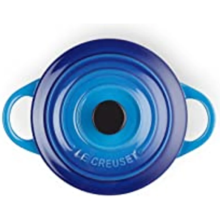 Le Creuset Mini-Cocotte aus Steinzeug, 200 ml, 10 x 5 cm, Azure, 71901102200100 – Bild 4