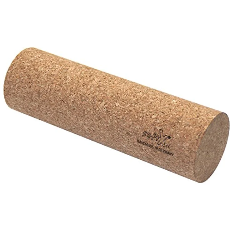 SoftX Faszienrolle Kork 95, rutschfester Faszientrainer aus recyclebarem Material, beige – Bild 3