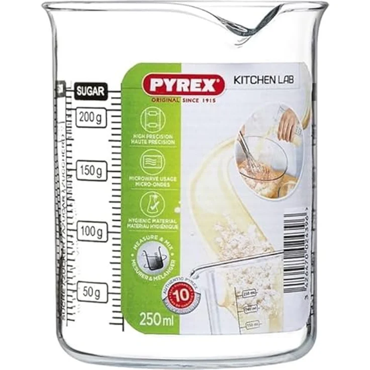 Pyrex 255040 Kitchen Lab Messbecher, 0,25 L – Bild 4