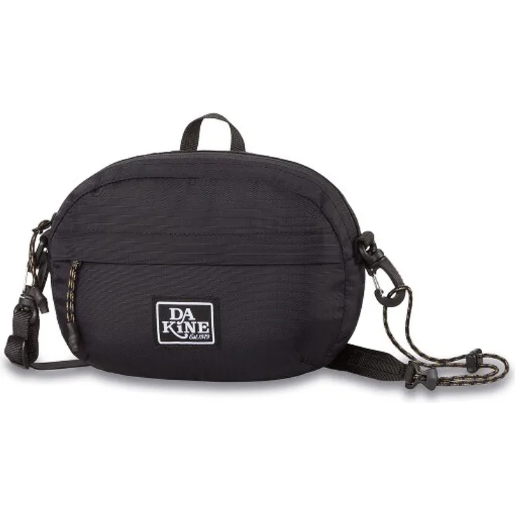 Dakine Joey Umhängetasche 22 cm, schwarze 100% Polyester Tasche mit kompakten Maßen 22 cm x 6 cm x 16 cm