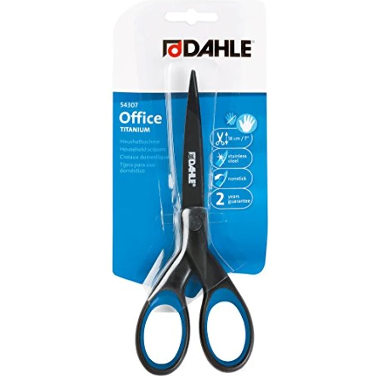 Dahle 54307 Office Titanium Schere (für Rechtshänder, 18 cm) – Bild 3