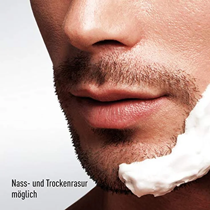 Panasonic Nass/Trocken-Rasierer ES-RT33-S503 mit 3 Scherelementen, 10.000 Schwingungen/Min., silber/schwarz – Bild 5