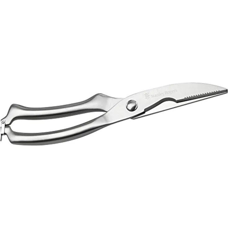 Stanley Rogers Geflügelschere, Geflügelmesser aus Edelstahl, Geflügelschere für Gans, Hühnchen und Ente, Fleischschere für müheloses Tranchieren (Farbe: Silber), Menge: 1 Stück