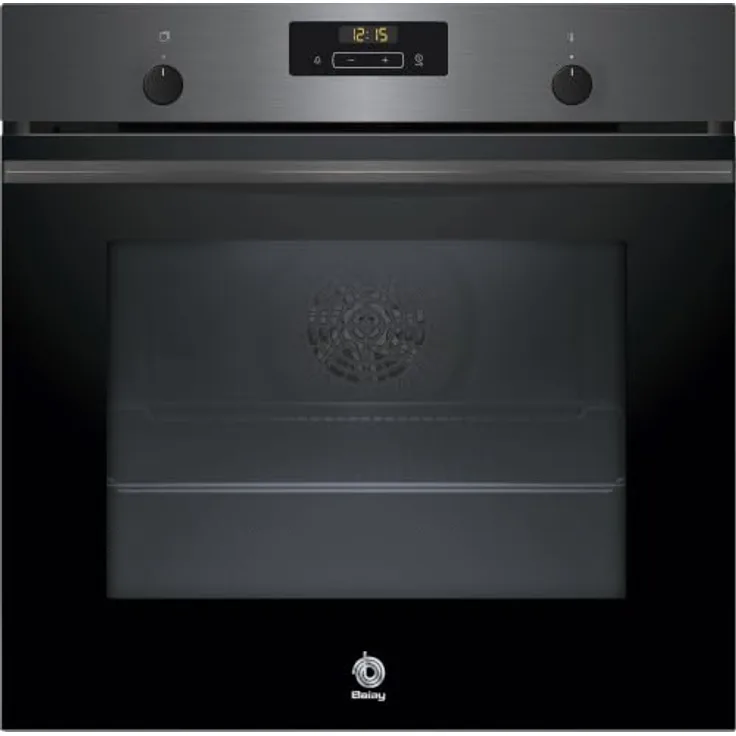 Balay 3HB4131G3, Einbaubackofen, 71 l Garraum, 3400 W, hydrolytische Reinigung, graphitfarben